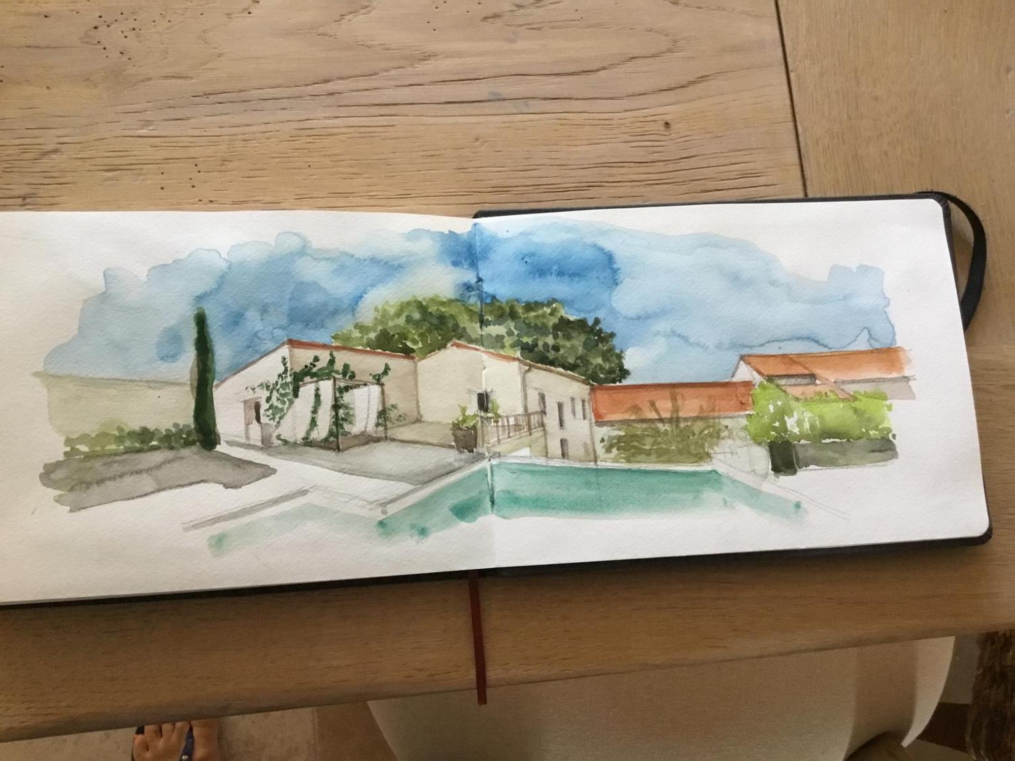 Le Mas Des Auges Barjac  Exteriör bild